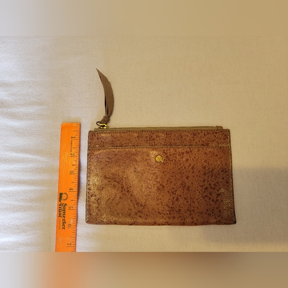 J. Crew Bronze Pebbled Clutch - Picture 5 of 6